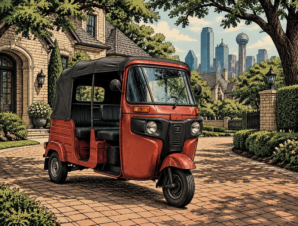 Oddest of Autos Saves Gas, Inspires Laughs